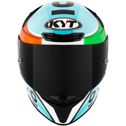 KYT TT-REVO LEOPARD REPLICA TRICOLORE Helm - Veelkleurig