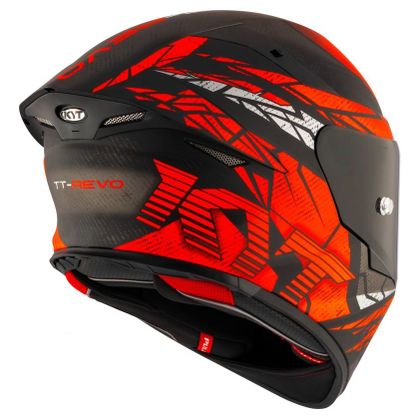Casque KYT TT-REVO COMBUSTION - Rouge