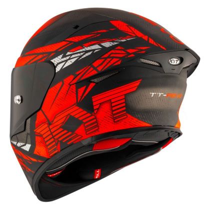 Casque KYT TT-REVO COMBUSTION - Rouge