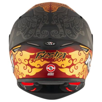 KYT TT-REVO ENEA INDONESIA 2023 Helmet - Black / Yellow