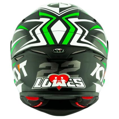 KYT TT-REVO ALEX LOWES 2024 REPLICA Helmet - Black / Green