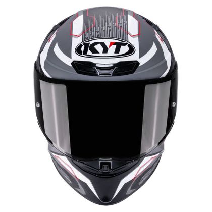 Casque intégral KYT TT-REVO SPEEDING - Gris / Noir