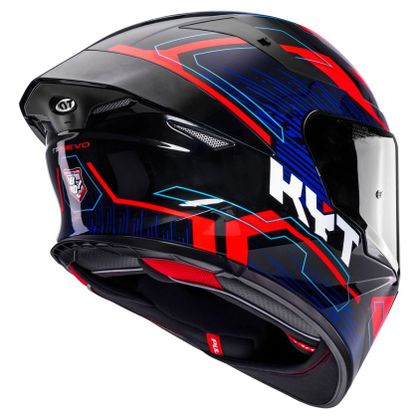 KYT TT-REVO SPEEDING Integralhelm - Schwarz / Rot