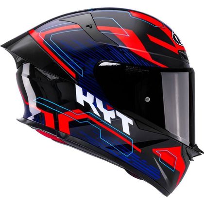 KYT TT-REVO SPEEDING Integralhelm - Schwarz / Rot
