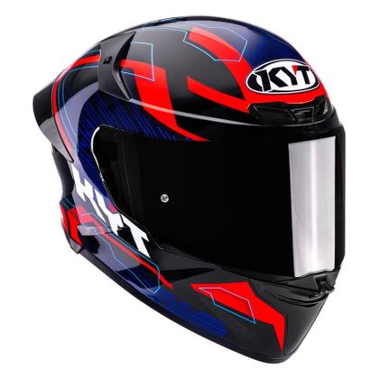 KYT TT-REVO SPEEDING Integralhelm - Schwarz / Rot