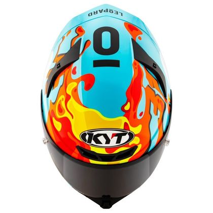 Casque intégral KYT TT-REVO LEOPARD REPLICA - Multicolore