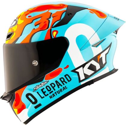 Casque intégral KYT TT-REVO LEOPARD REPLICA - Multicolore