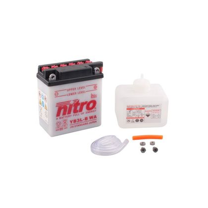 Batteria Nitro YB3L-B aperta con pacco acido Tipo acido