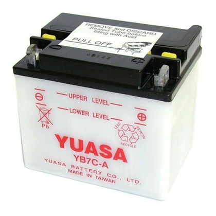 Batería Yuasa YB7C-A abierta sin ácido Tipo ácido