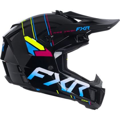 Casque cross FXR CLUTCH ENFANT 2026 - Bleu / Noir