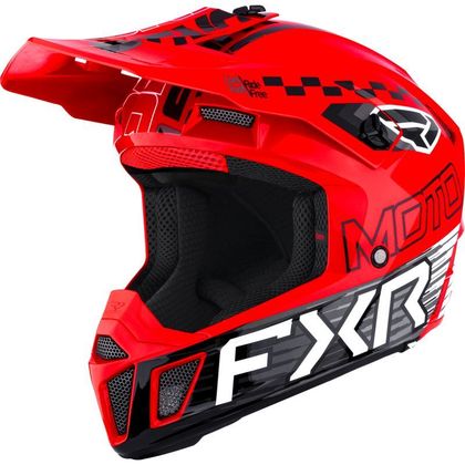 Casque cross FXR CLUTCH ENFANT 2026 - Noir / Rouge Ref : FXR1769 