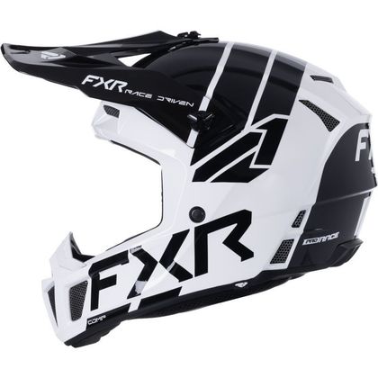 Casque cross FXR CLUTCH ENFANT 2026 - Blanc / Noir