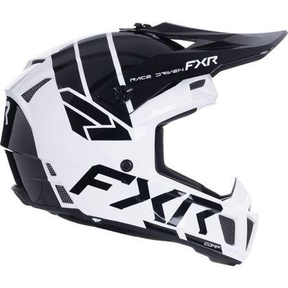 Casque cross FXR CLUTCH ENFANT 2026 - Blanc / Noir
