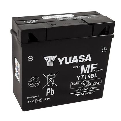 Batterie Yuasa YT19BL -Y- FERME TYPE ACIDE SANS ENTRETIEN