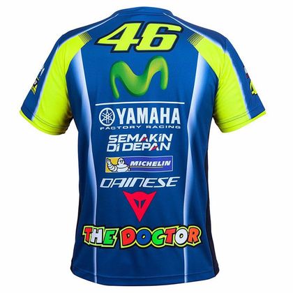 T-Shirt manches courtes VR 46 REPLICA - YAMAHA COLLECTION