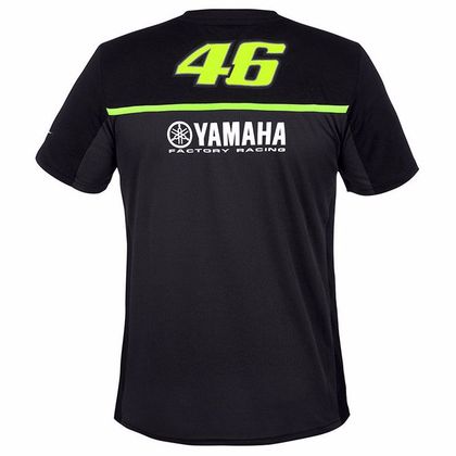 T-Shirt manches courtes VR 46 BLACK LINE - YAMAHA COLLECTION