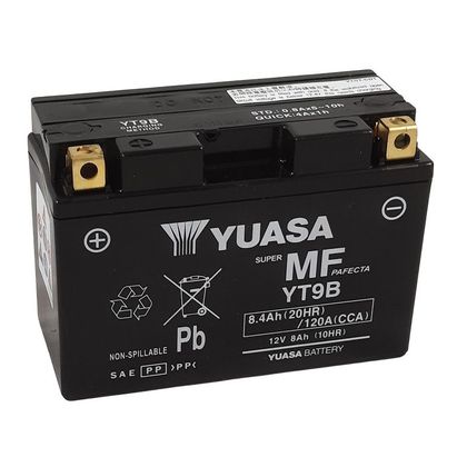 Batería Yuasa YT9B -Y- FIRME TIPO ACIDE NO PRECISA MANTENIMIENTO