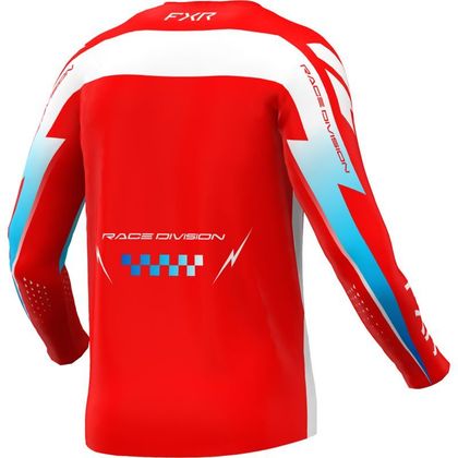 FXR CLUTCH ENFANT Cross shirt - Rood / Blauw