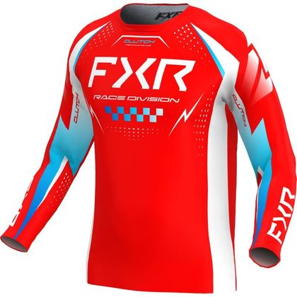 FXR CLUTCH ENFANT Cross shirt - Rood / Blauw Ref: FXR1721 