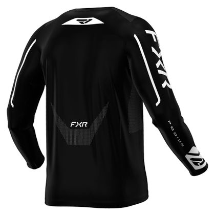 Maillot cross FXR PODIUM ENFANT - Noir / Blanc