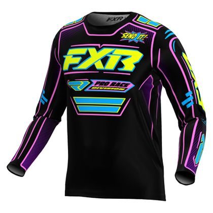 Maillot cross FXR PODIUM ENFANT - Violet / Noir Ref : FXR1745 