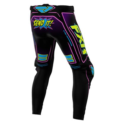 Pantalon cross FXR PODIUM ENFANT - Violet / Noir