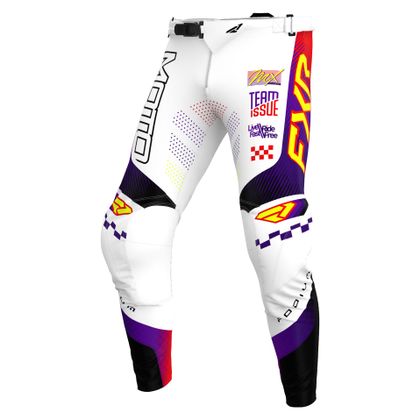 FXR PODIUM ENFANT Crossbroek - Wit / Paars Ref: FXR1662 