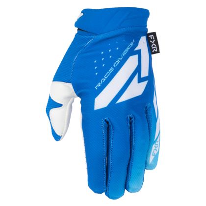 FXR Reflex kind Cross handschoenen - Wit / Blauw Ref: FXR1613 