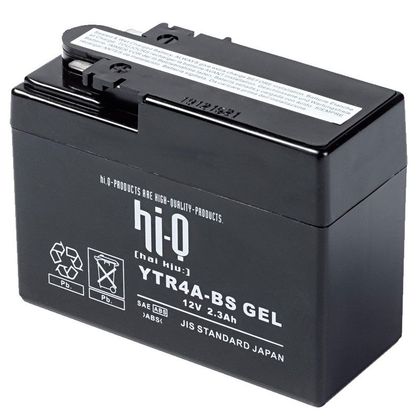 Batería HI-Q YTR4A-BS AGM cerrada sin mantenimiento