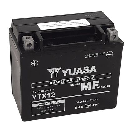 Batterie Yuasa YTX12 -Y- ferme Type Acide Sans entretien