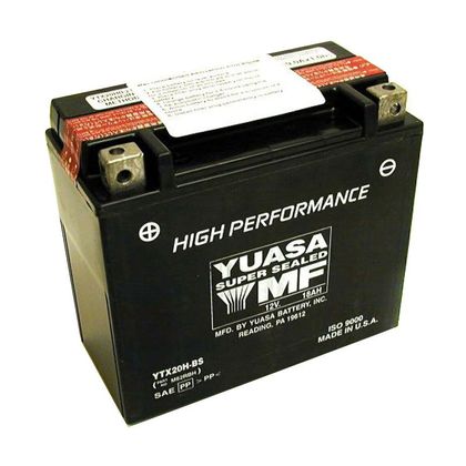 Batería Yuasa YTX14AH-BS AGM abierta con pack de ácido HP Tipo ácido