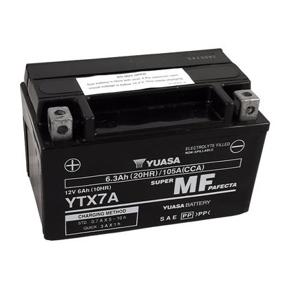 Batería Yuasa YTX7A -Y- firme tipo Acide no precisa mantenimiento