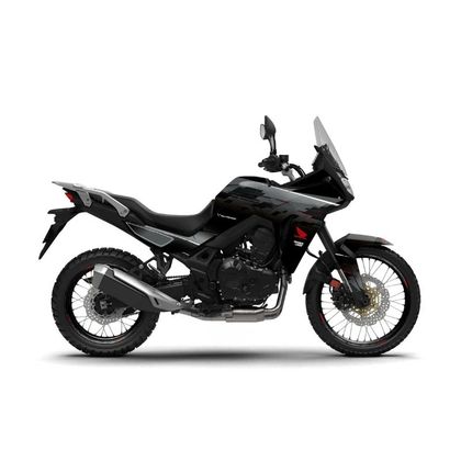 Kit déco RiderUnik YUZA BLACK - Noir Ref : RU3294 / HO750TRANSALPYUZABLACK-1 HONDA 750 XL 750 TRANSALP - 2023 - 2024