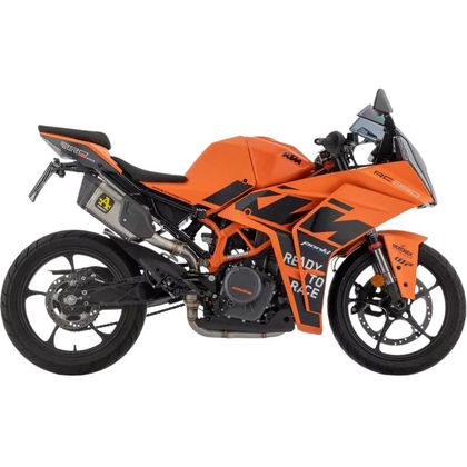 Ligne Complète Arrow Pista Titane Racing - Collecteur Acier - Gris