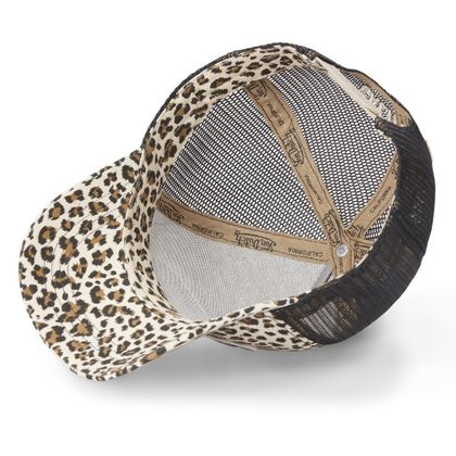 Von Dutch LEOPARD Cap - Yellow / Black