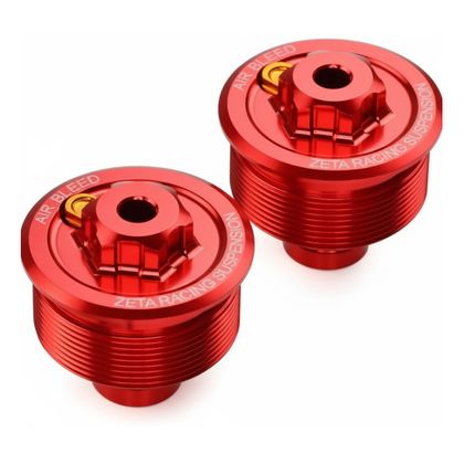 Bouchon de fourche Zéta FRONT FORK CAP - Rouge