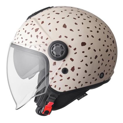 Casque jet GMS GELATO - Beige / Marron