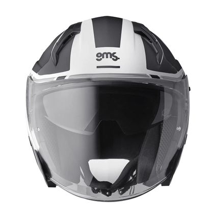 Casque jet GMS VECTUS GRAPHIC - Noir / Blanc