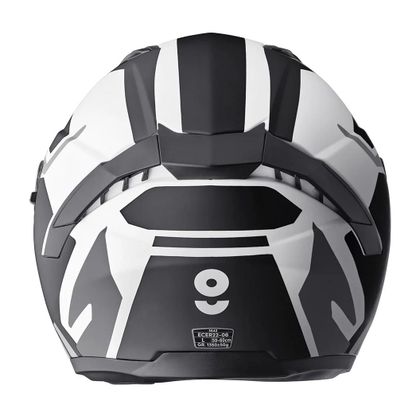 Casque jet GMS VECTUS GRAPHIC - Noir / Blanc