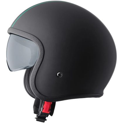 Casque jet GMS RIDE IN ITALY - Vert / Blanc