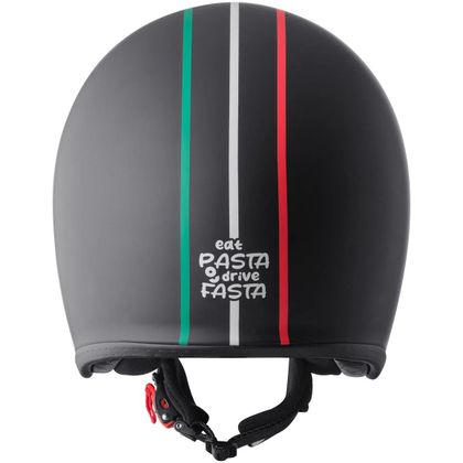 Casque jet GMS RIDE IN ITALY - Vert / Blanc