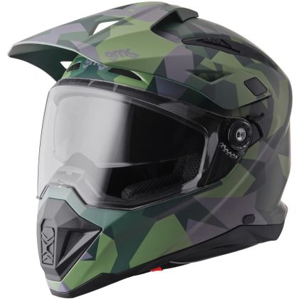 Casque intégral GMS ADVENTUS CAMO MATT - Vert / Noir Ref : GMS0115 