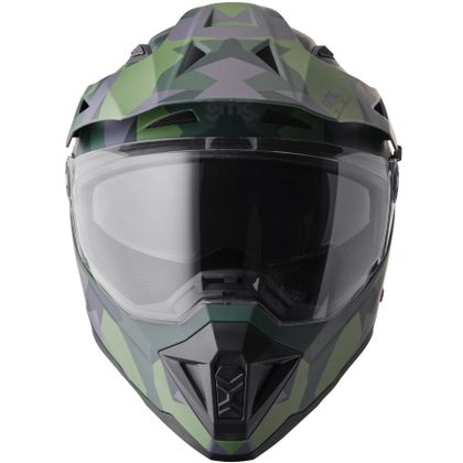 Casque intégral GMS ADVENTUS CAMO MATT - Vert / Noir