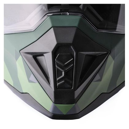 Casque intégral GMS ADVENTUS CAMO MATT - Vert / Noir