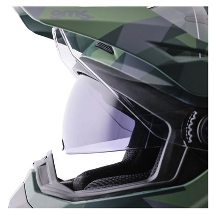 Casque intégral GMS ADVENTUS CAMO MATT - Vert / Noir