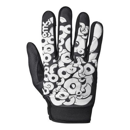 GMS JET-CITY SPORT GRAFFI Handschoenen - Zwart / Wit Ref: GMS0021 