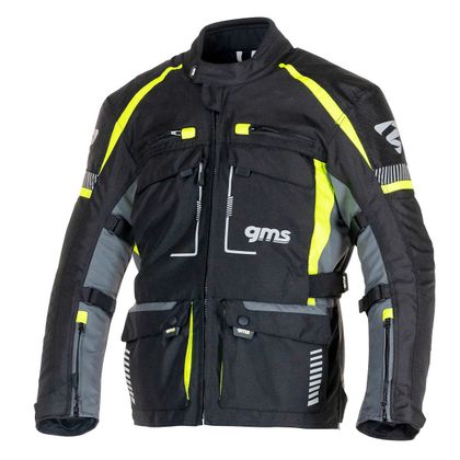 Veste Moto GMS 3IN1 EVEREST WATERPROOF - Noir / Gris Ref : GMS0033 