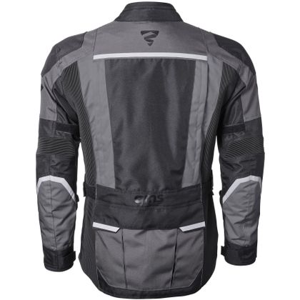 Veste Moto GMS TIGRIS WATERPROOF - Noir / Gris
