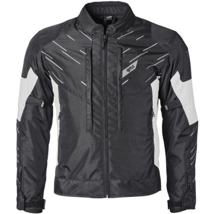 GMS KASAI WATERPROOF Motorbike Jacket - Black / White Ref : GMS0044 