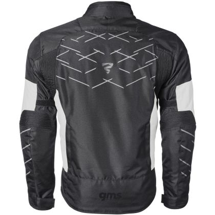 GMS KASAI WATERPROOF Motorbike Jacket - Black / White
